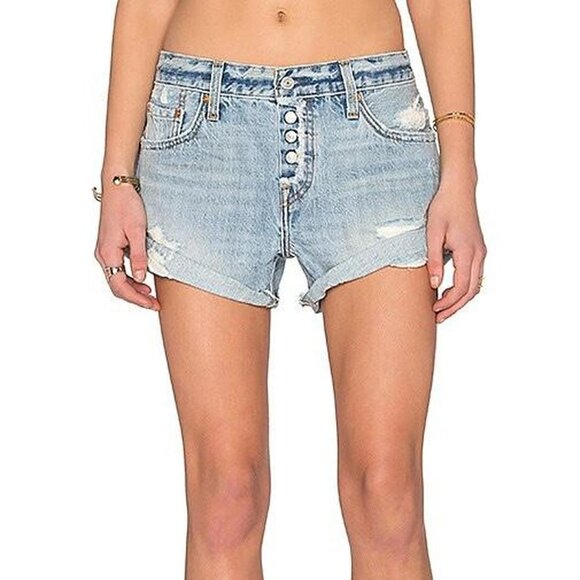 LEVI'S 501 Roll Hem Short in Country Road size 27 - Picture 1 of 5
